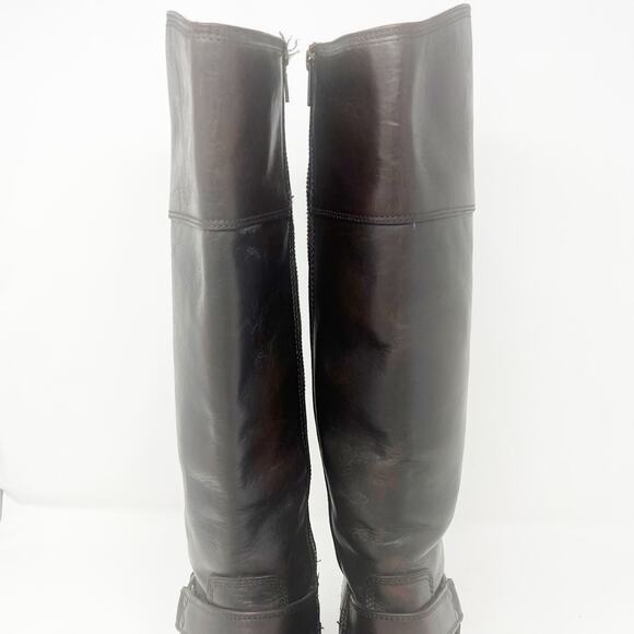 Frye Melissa Harness Inside Zip Riding Boot - Picture 4 of 14